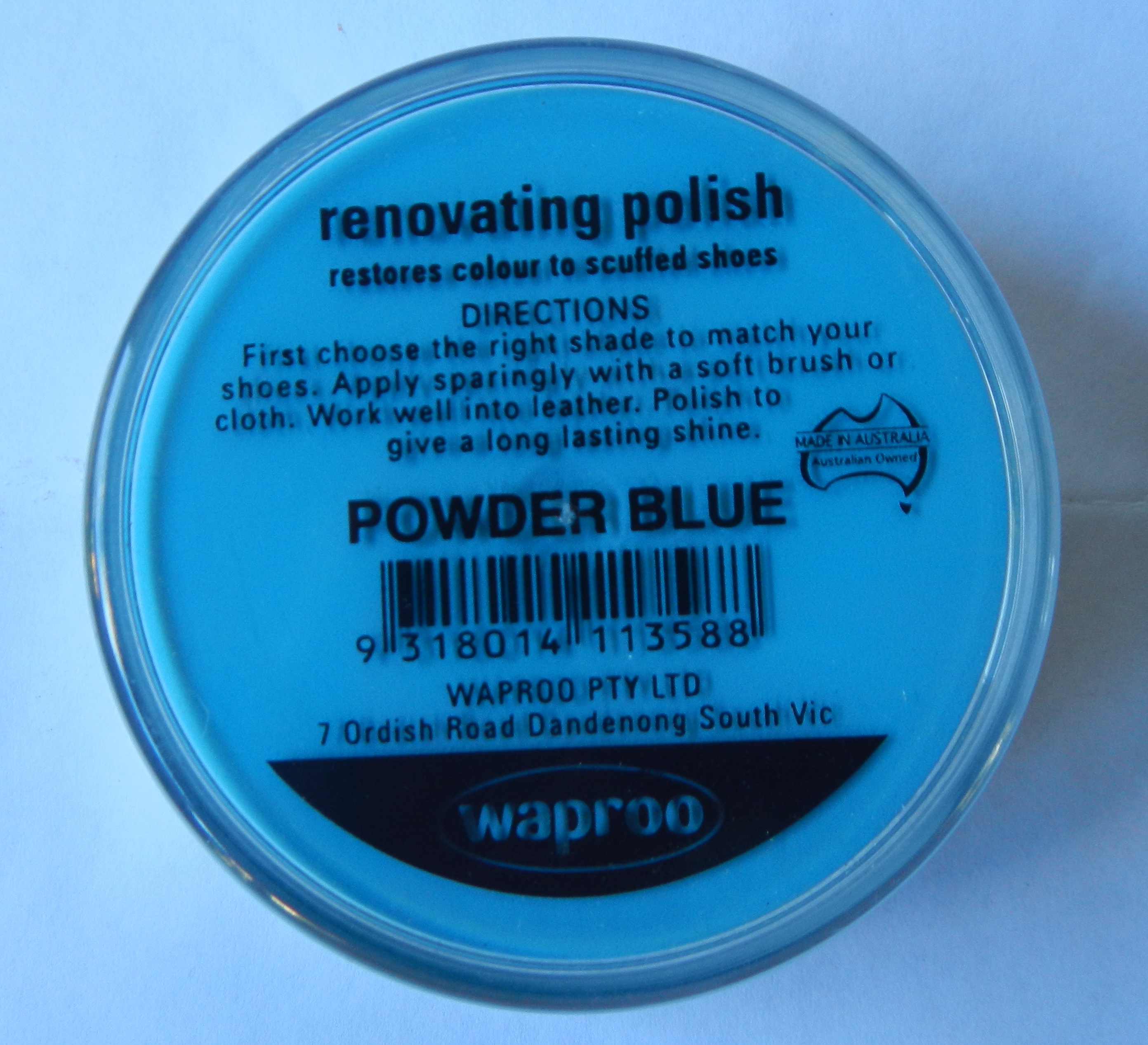 powder blue renovating polish